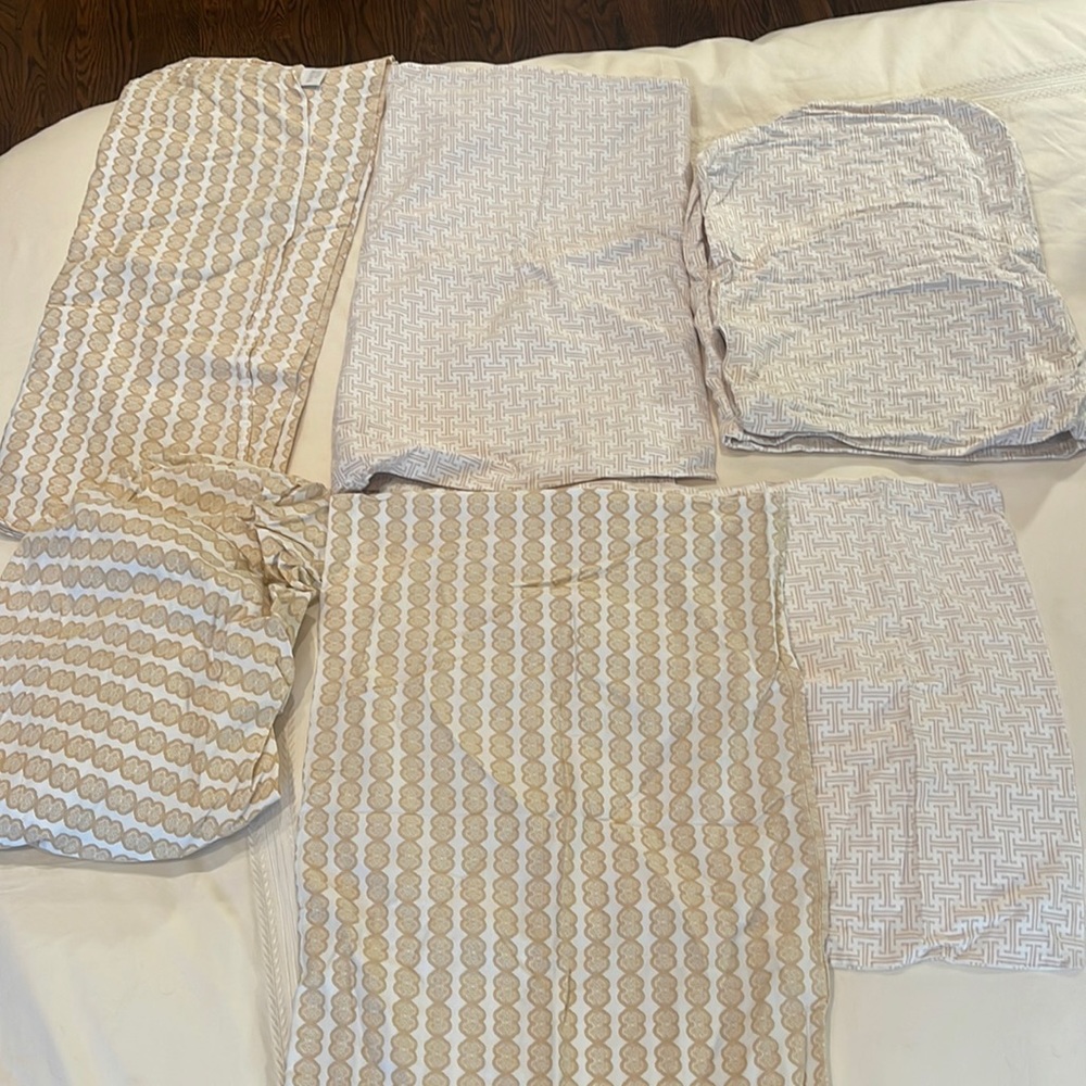 TWO (2) Serena & Lily Twin Sheet Sets. Perfect condition!
